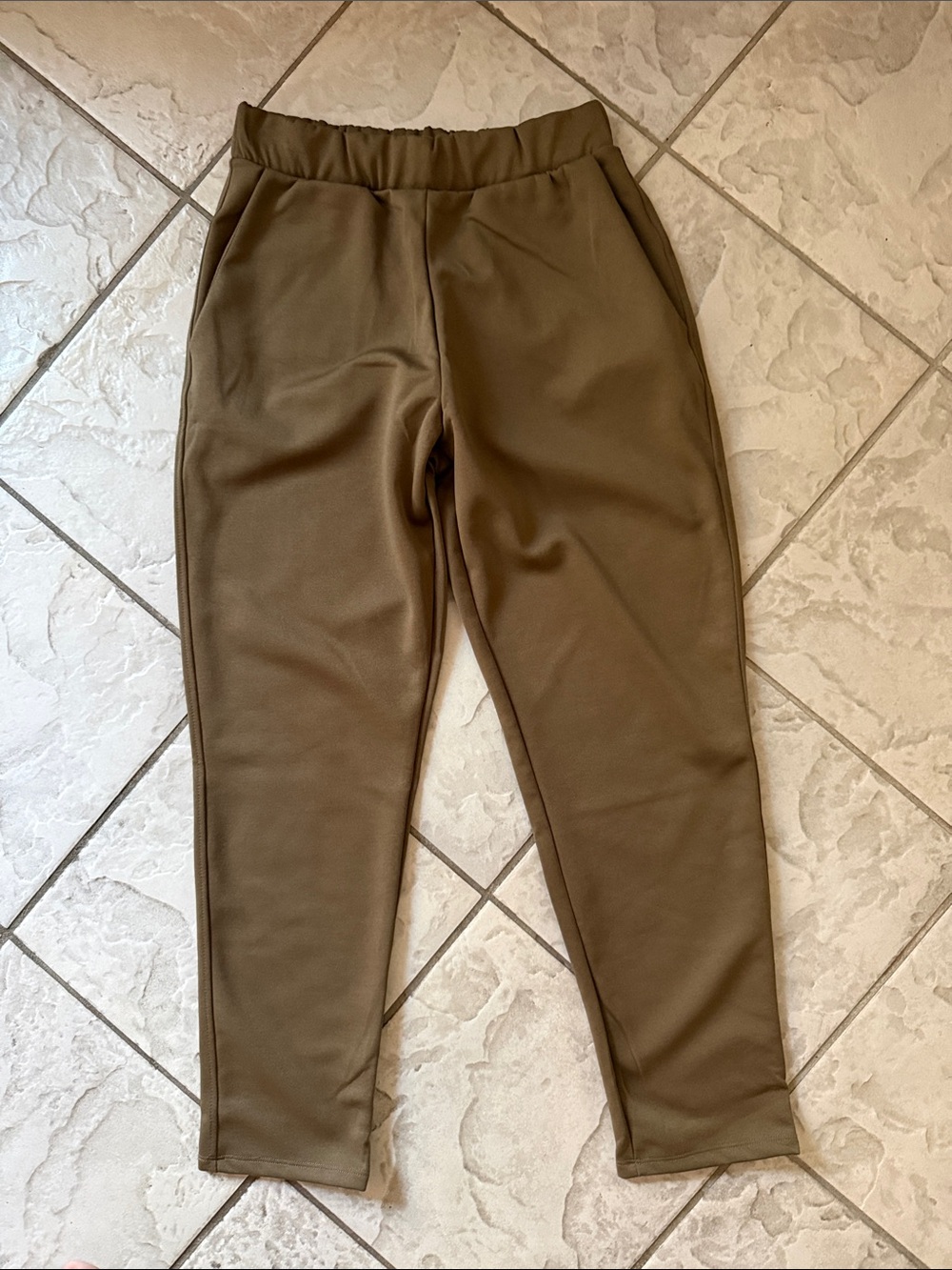 NWOT Zara Dark Olive Green Casual Joggers